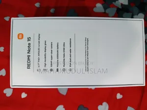 নতুন শাওমি রেডমি নোট ১৫ ১২৮ জিবি ব্ল্যাক