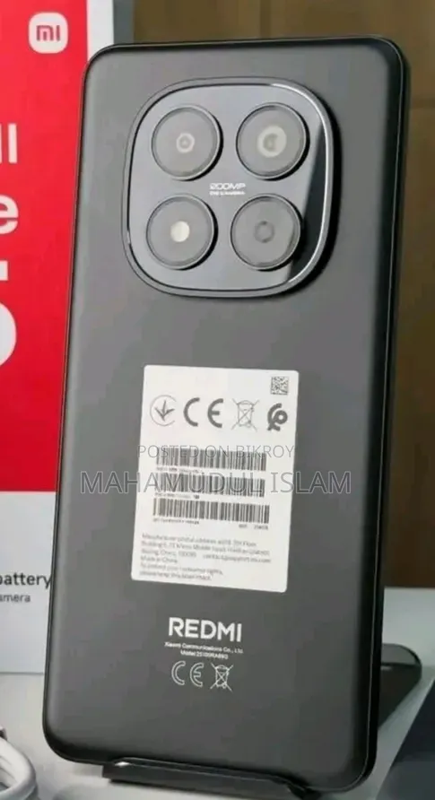 নতুন শাওমি রেডমি নোট ১৫ ১২৮ জিবি ব্ল্যাক