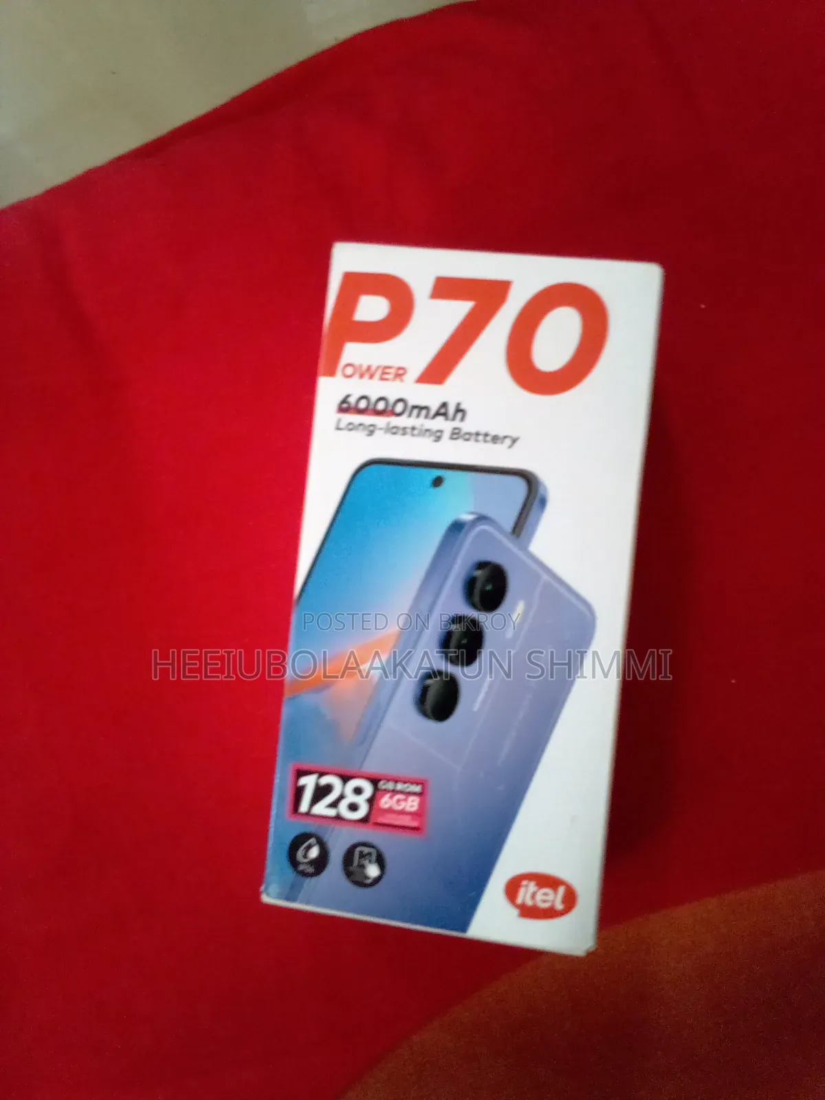 Itel Power 70 128 GB Black