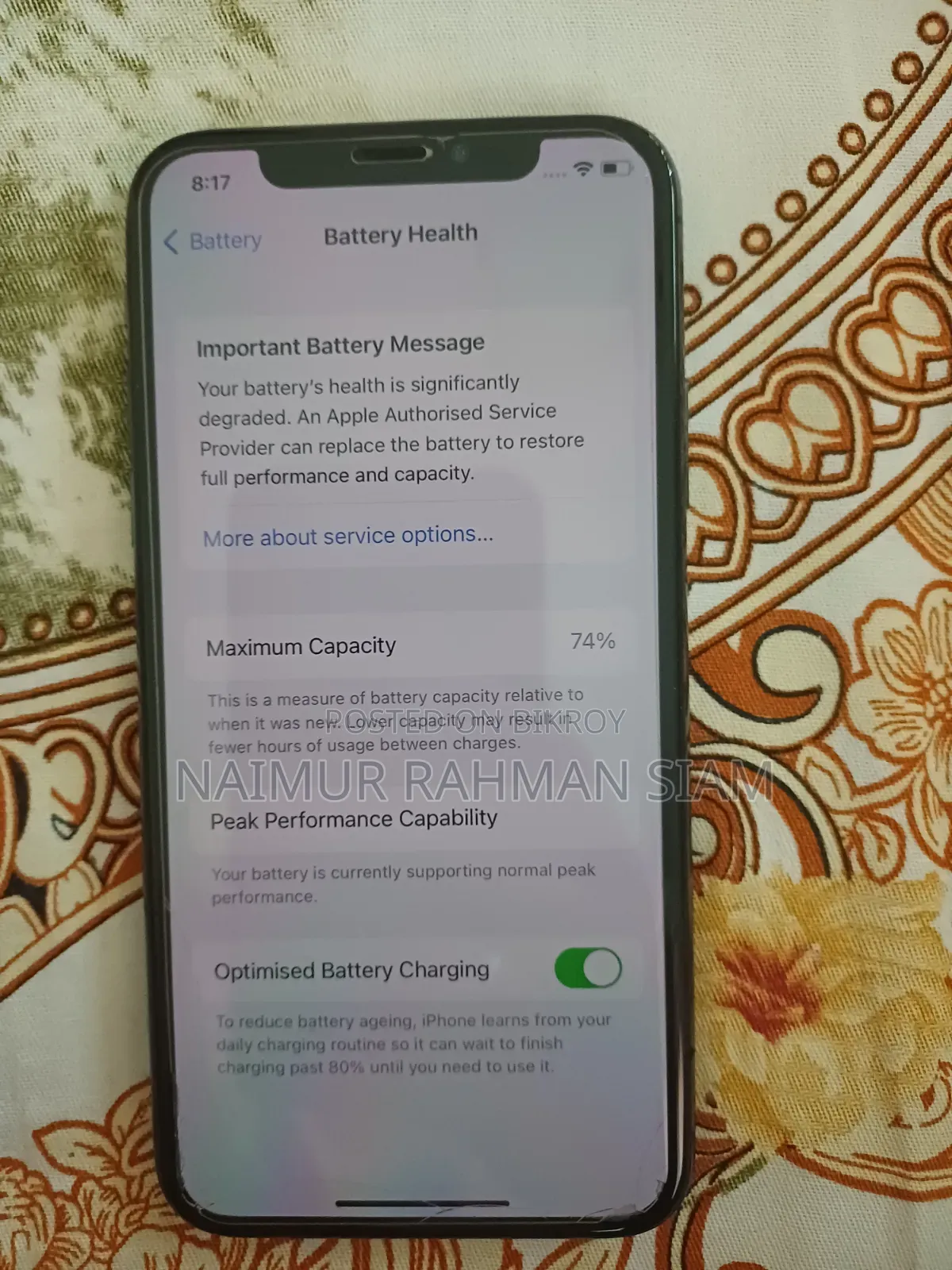 Apple iPhone X 64 GB Gray