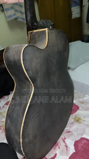অরিজিনাল ইন্ডিয়ান সিগনেচার অ্যাকোস্টিক গিটার - কালো