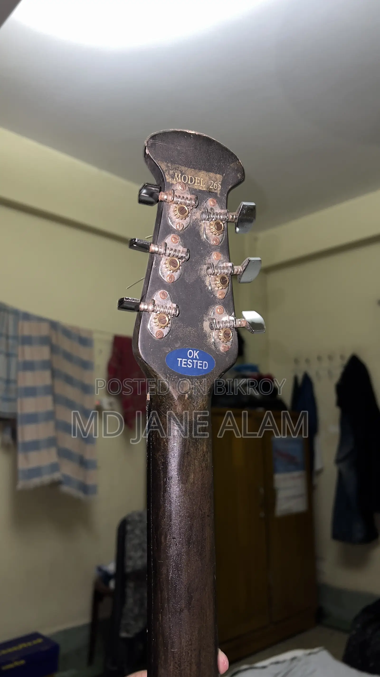 অরিজিনাল ইন্ডিয়ান সিগনেচার অ্যাকোস্টিক গিটার - কালো