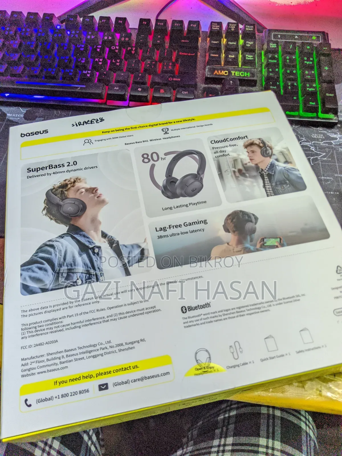 Baseus Bass BH1 Wireless Headphones