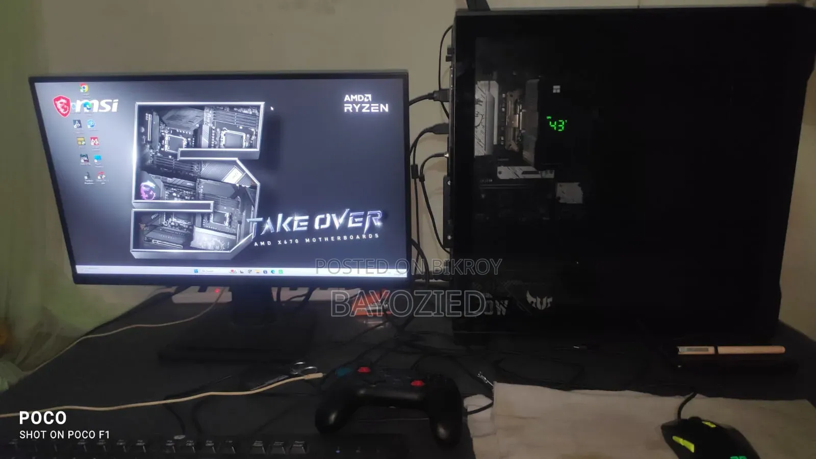 Desktop Computer 16GB AMD Ryzen SSD 256GB
