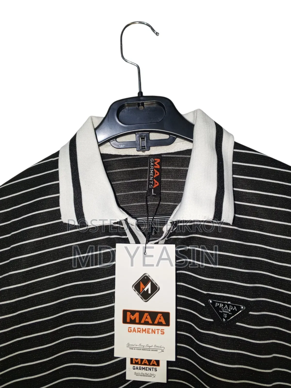A Collar T-Shirt 500 Taka > [XL, L, M]