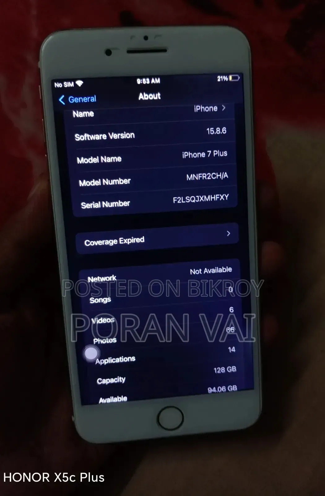 Apple iPhone 7 Plus 128 GB White