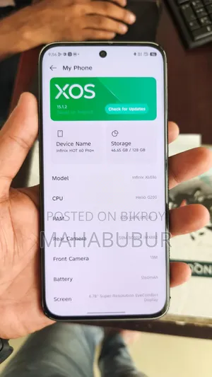 Infinix Hot 60 Pro+ 128 GB White