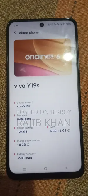 Vivo Y19s 128 GB Blue