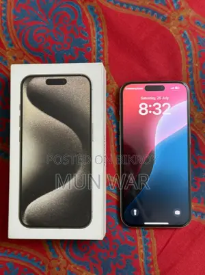 অ্যাপল আইফোন ১৫ প্রো ১২৮ জিবি সিলভার