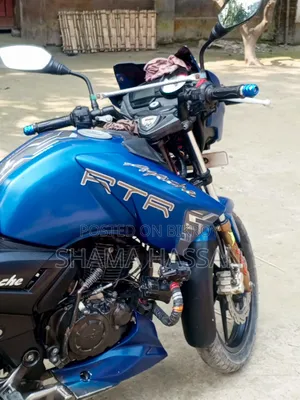 টিভিএস আপাচি আরটিআর ১৬০ টুভি ২০১৭ নীল