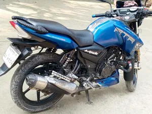 টিভিএস আপাচি আরটিআর ১৬০ টুভি ২০১৭ নীল