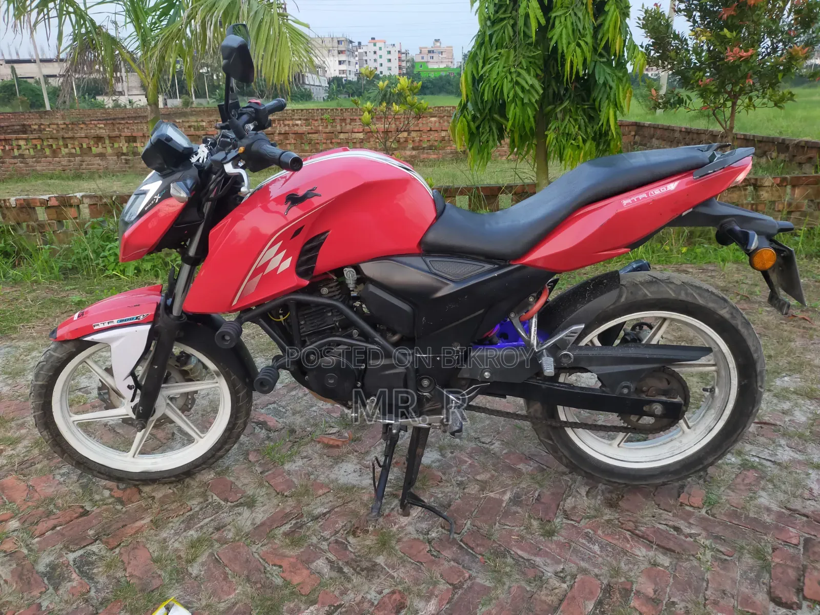 নিউ টিভিএস আপাচি আরটিআর ১৬০ ৪ভি ২০২২ রেড