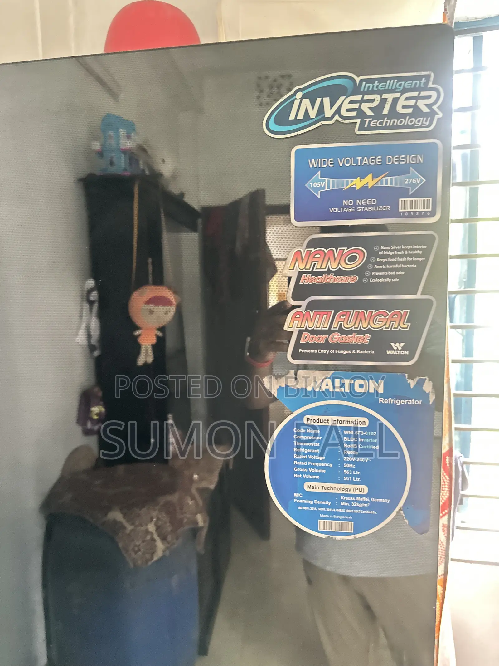 Walton Side by Side Refrigerator