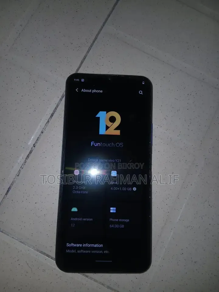 Vivo Y21 64 GB Blue