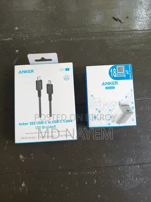 Anker Zolo 30W Fast Charger + Anker 322 USB-C Cable (Fresh Condition)