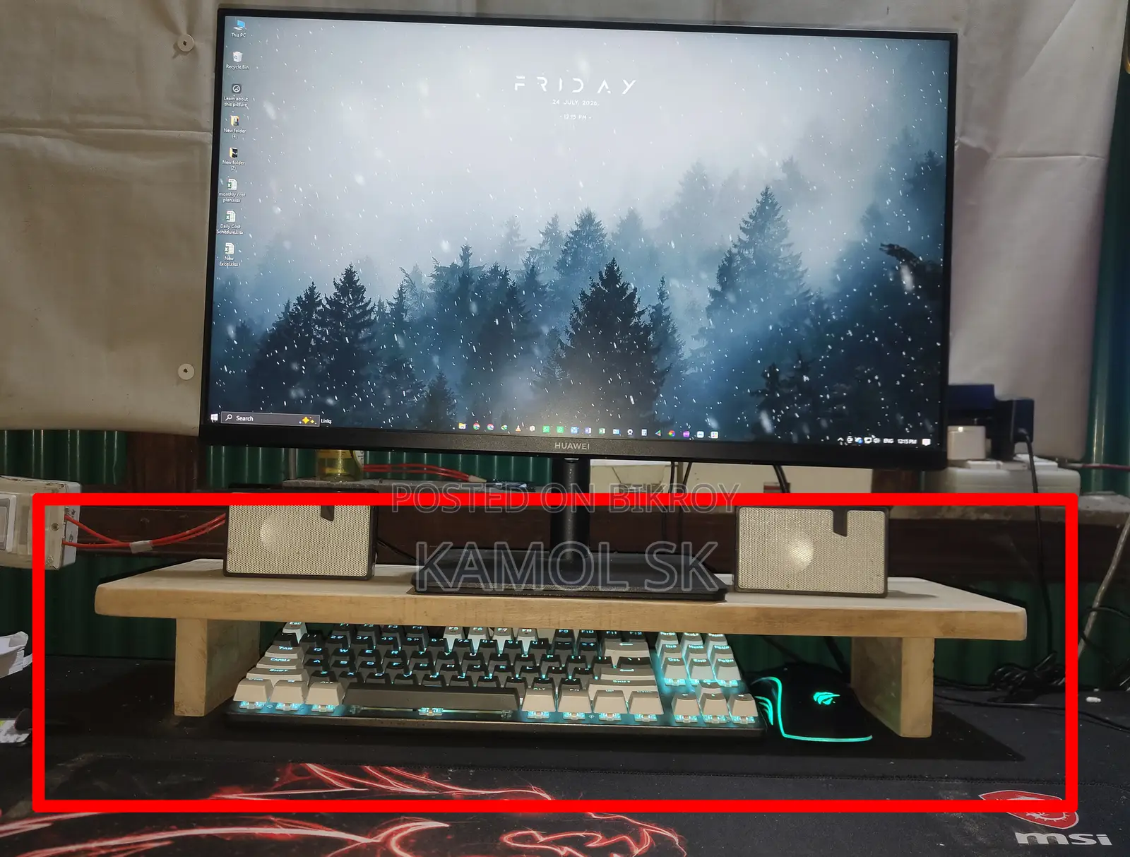 Monitor Stand(Hand Made)