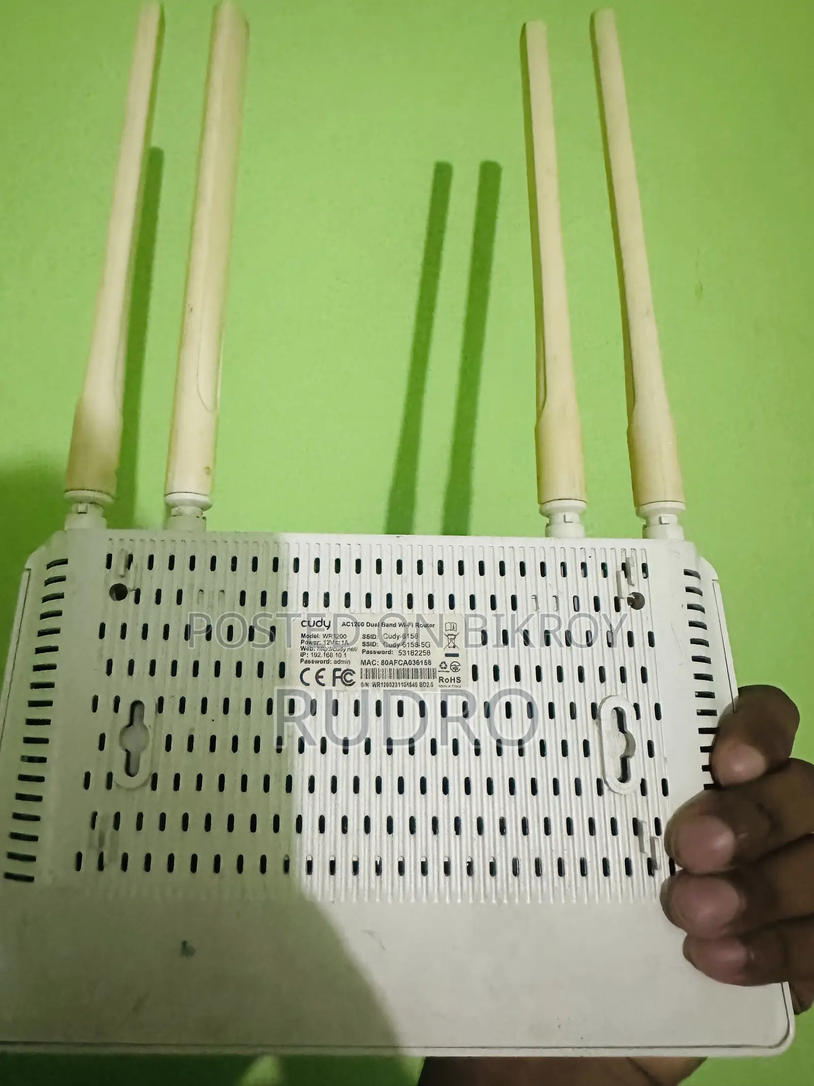 Cudy Wr1200 Dual Band Router