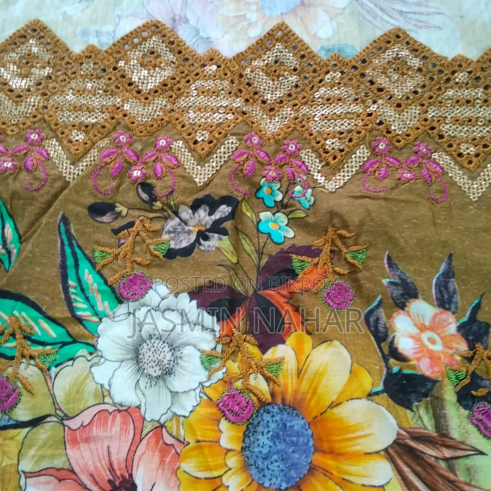 Cotton Embroidery Dress