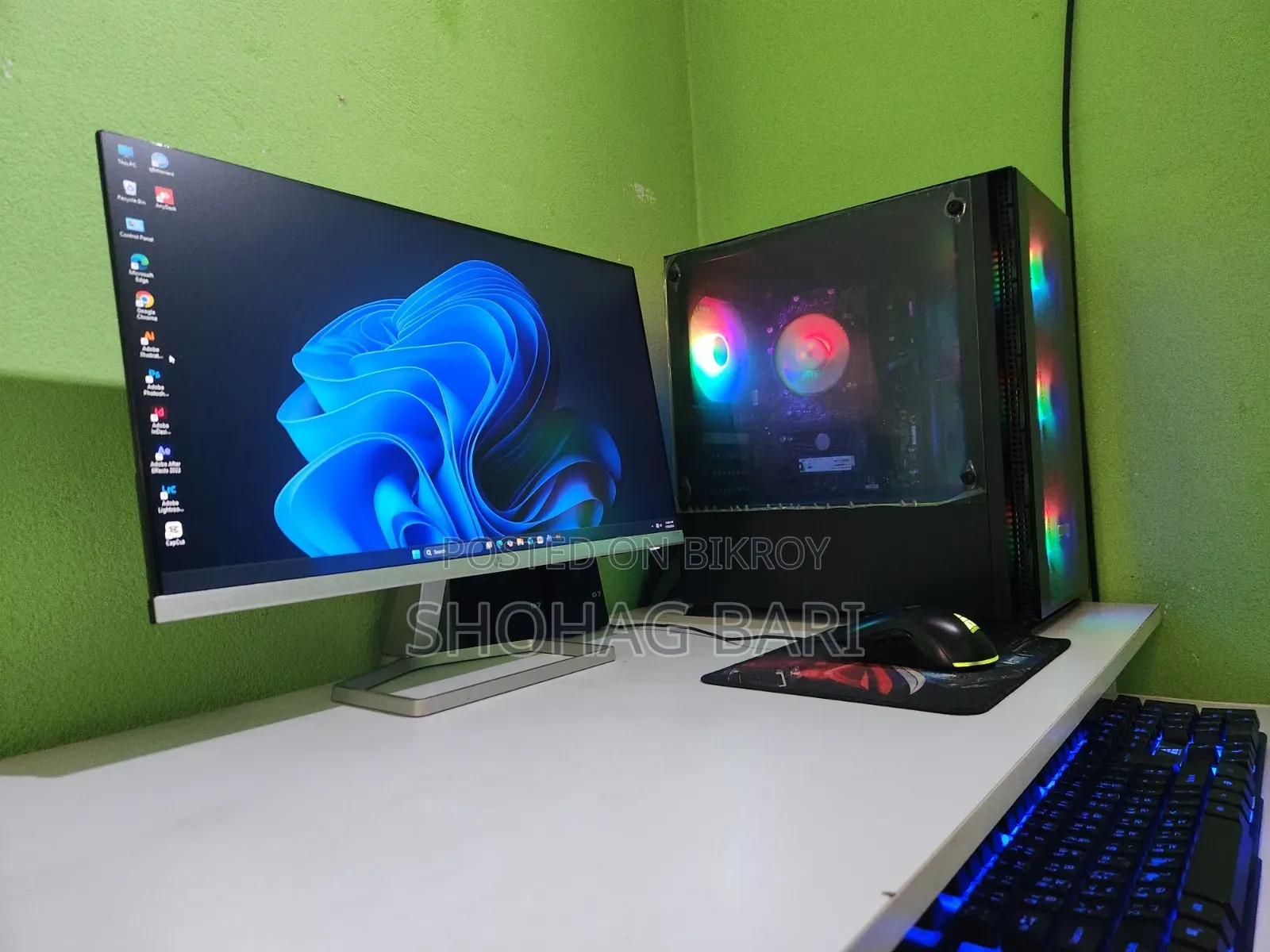 Desktop Computer 8GB RAM Intel Core i5 HDD+SSD 750GB