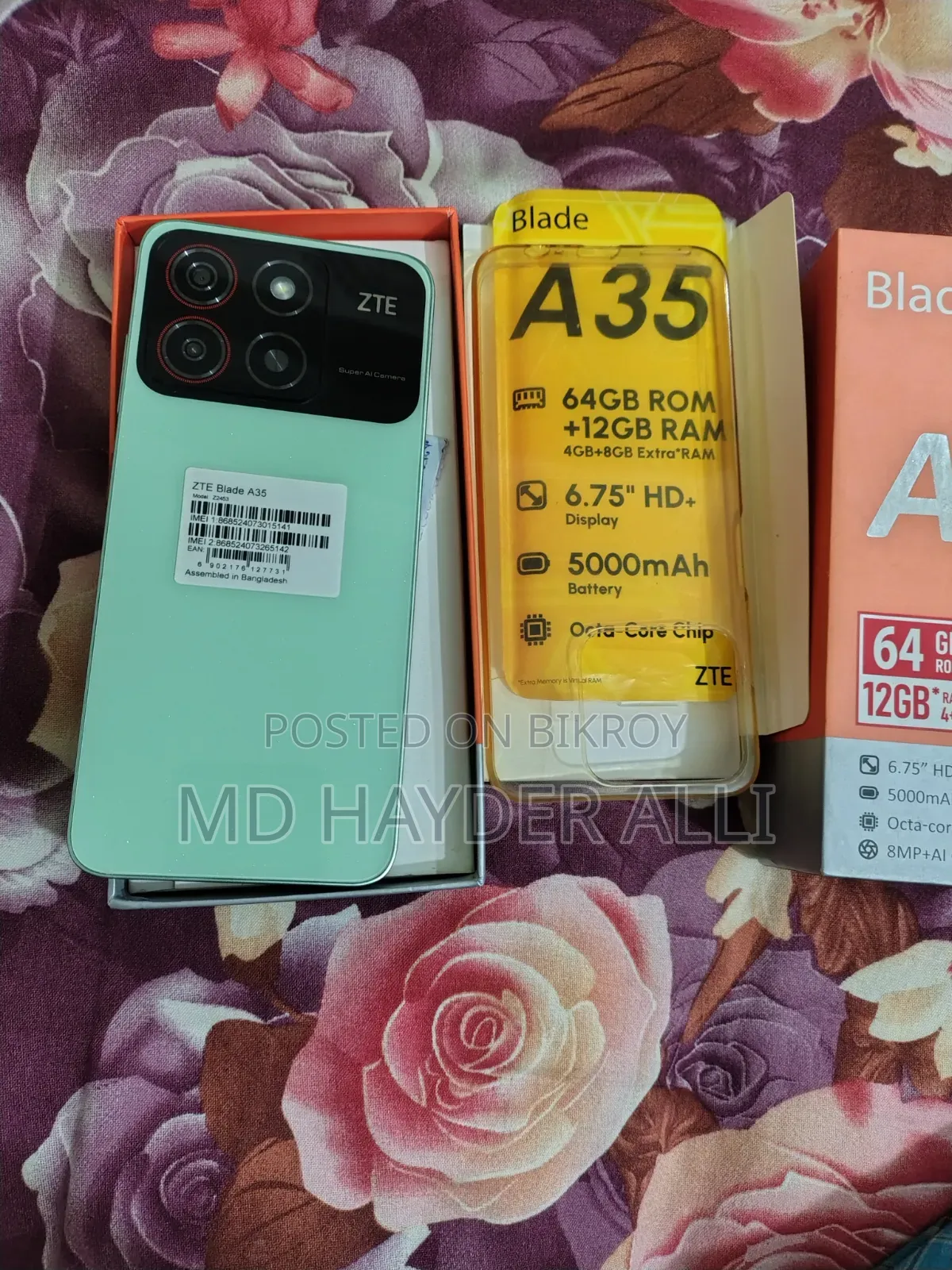 New ZTE A35 12 GB