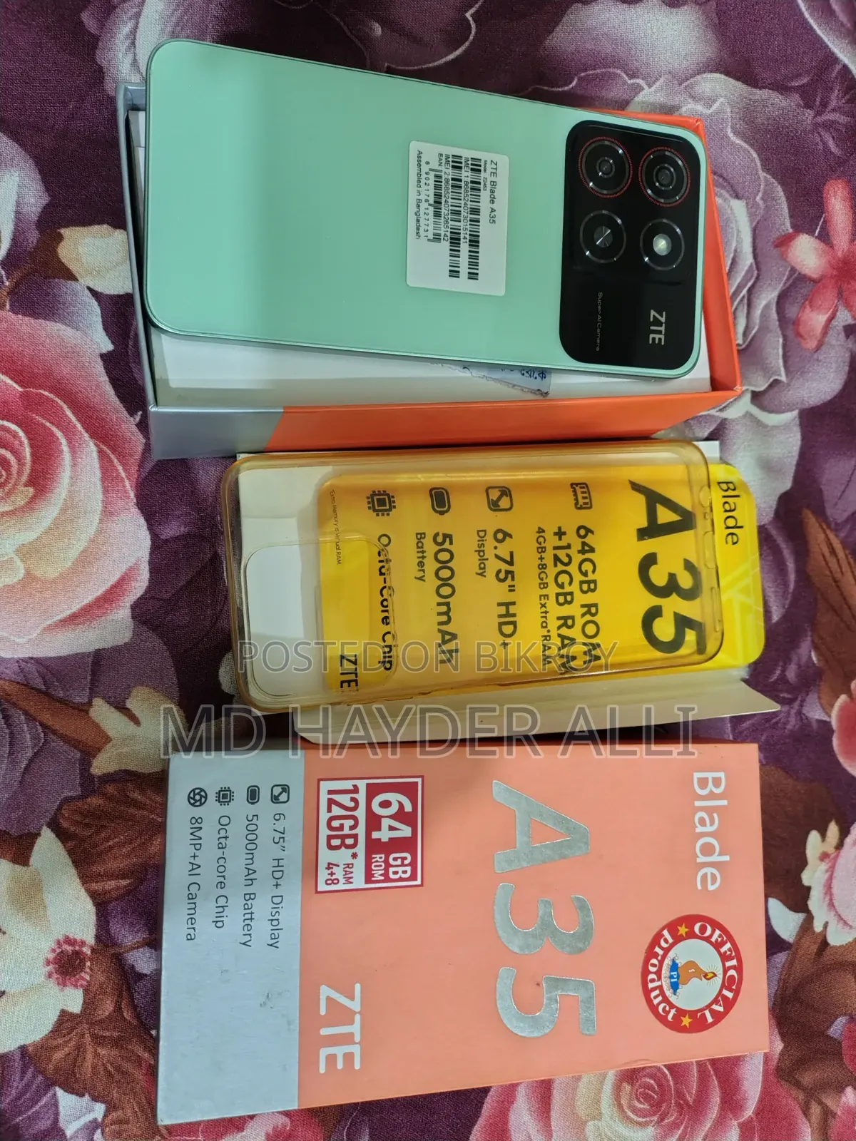 New ZTE A35 12 GB