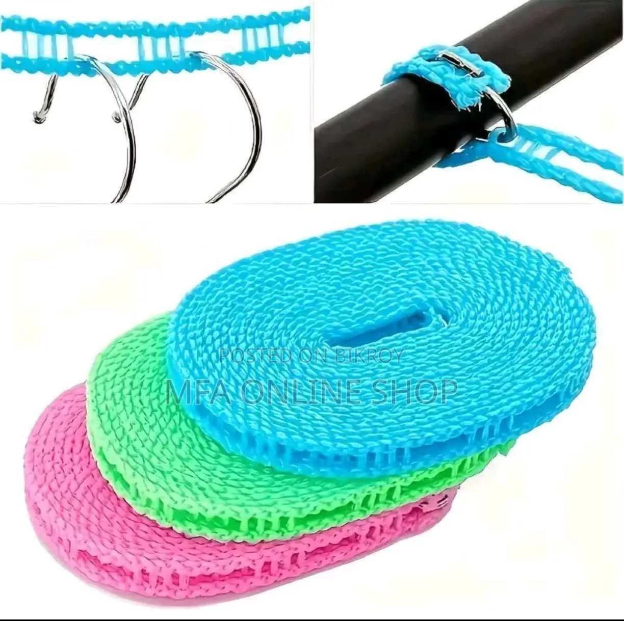 Windproof Non Slip Clothesline