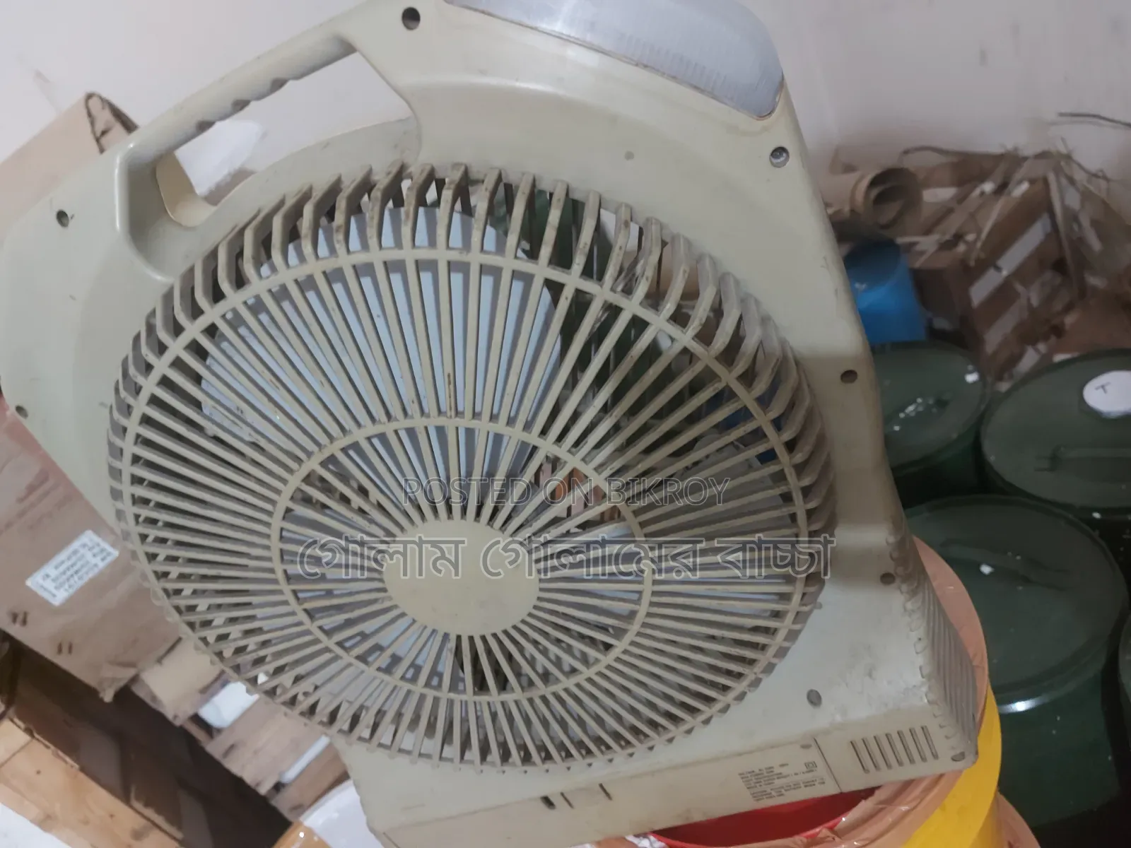 AC DC Rechargeable Fan
