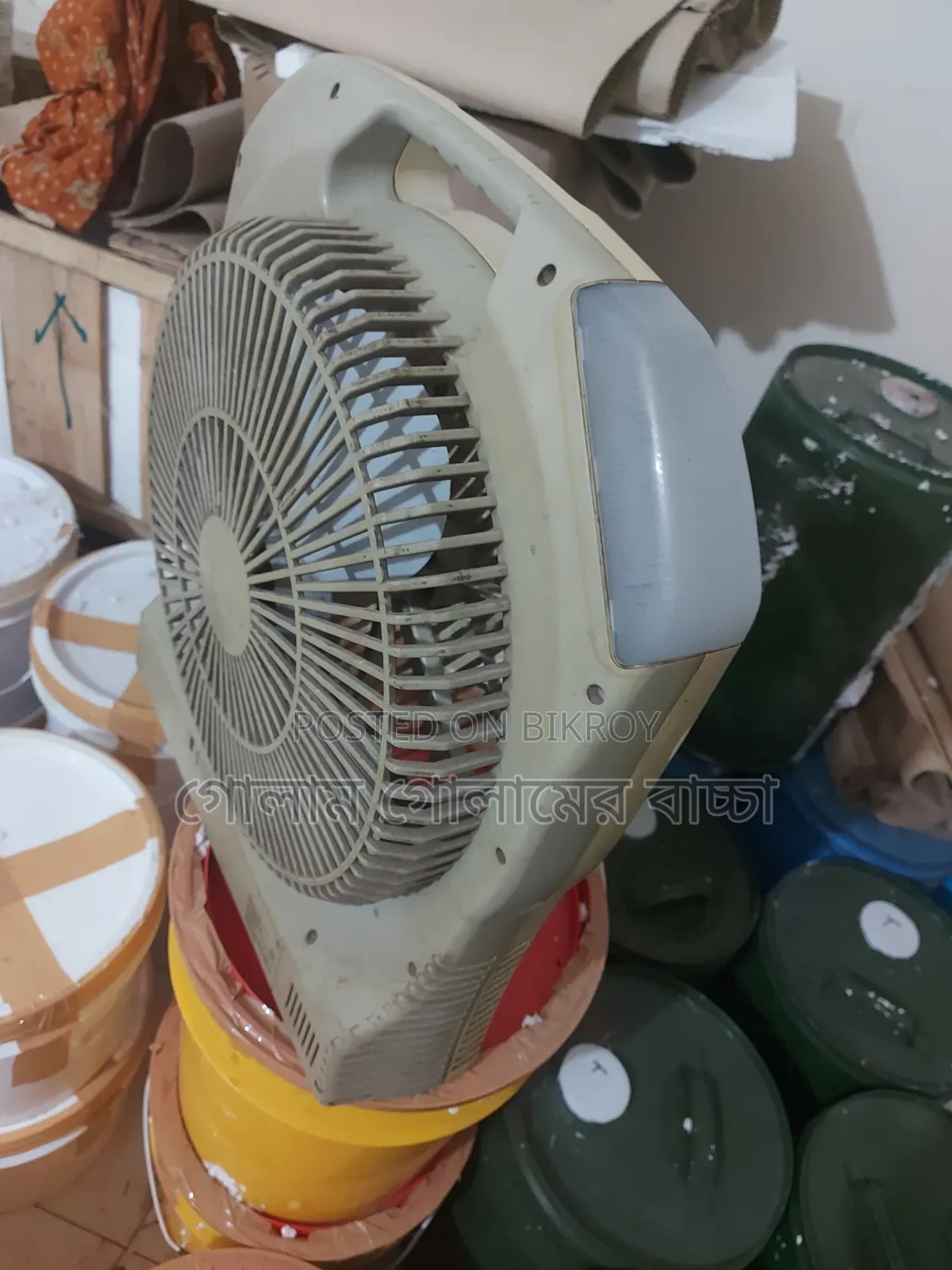 AC DC Rechargeable Fan