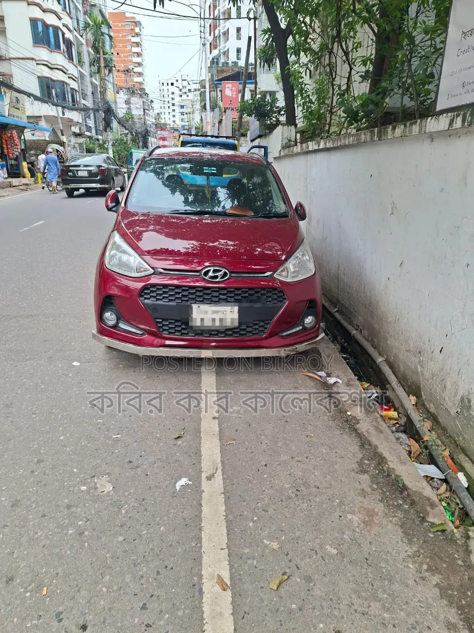 হুন্ডাই গ্রেন্ডার ২০১৬ মেরুন