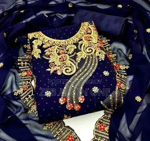 Georgette Embroidery Four Piece New Update