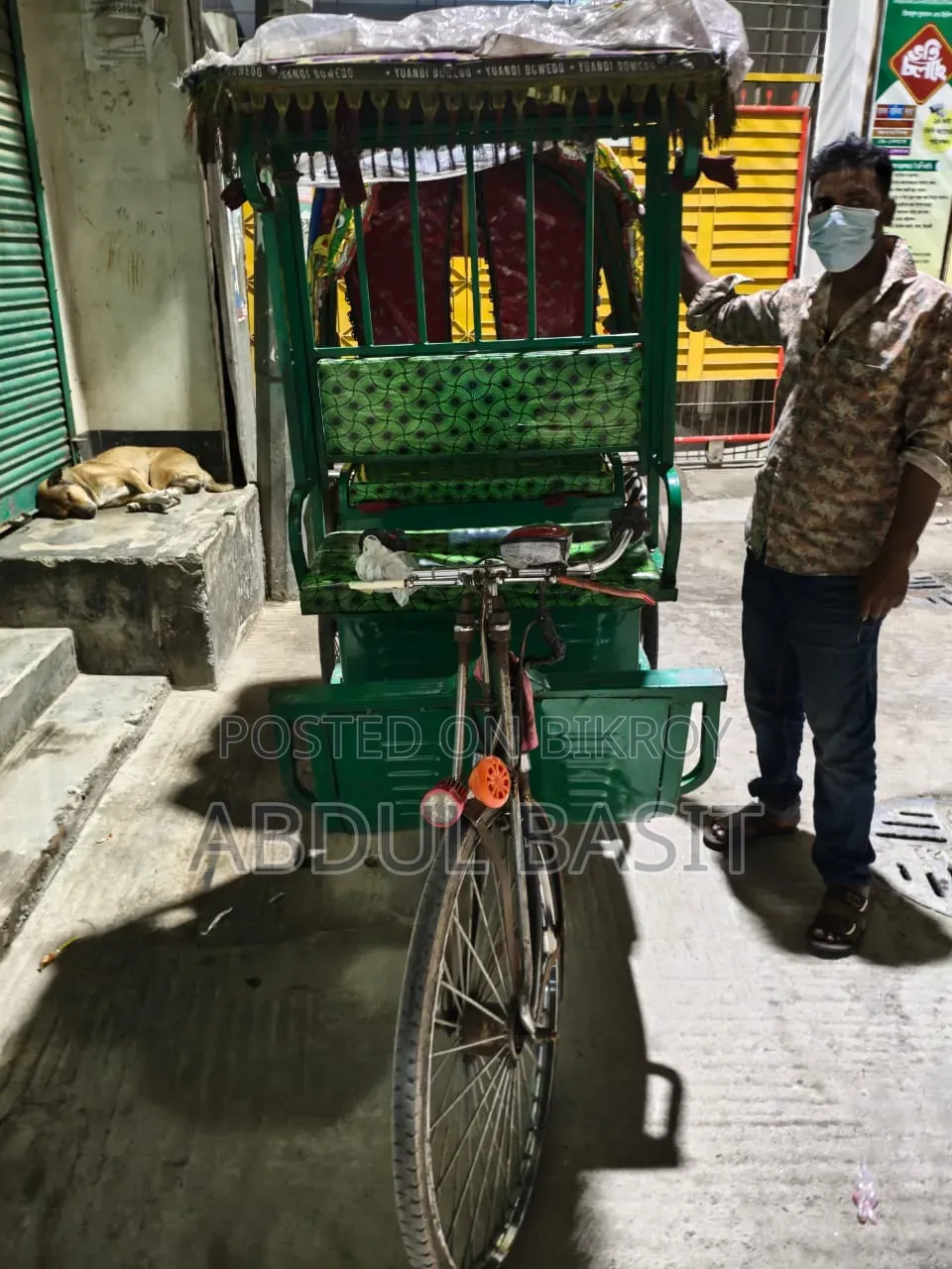 Four auto-rickshaws