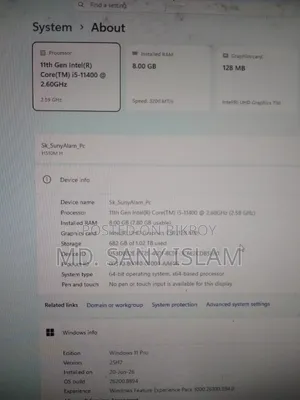 Intel Core i5-11400 (11th Gen) + Gigabyte H510M H Motherboard Combo