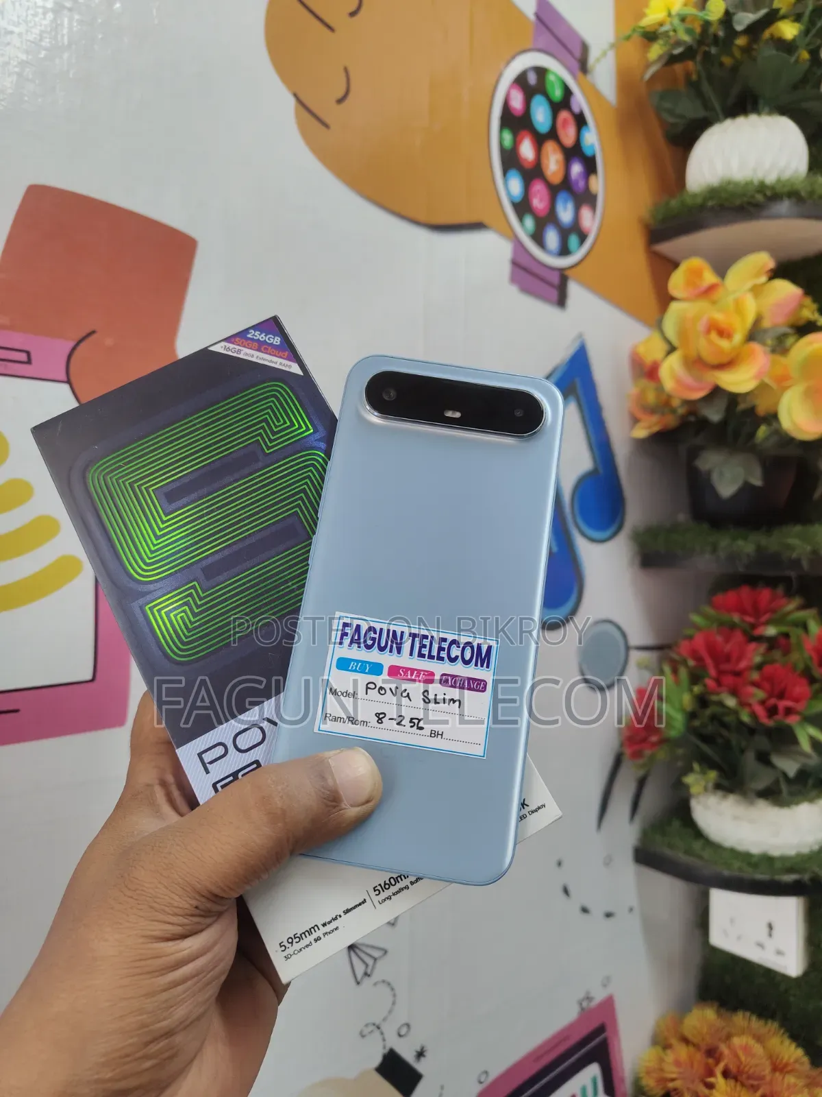 Tecno Pova Slim 5G 256 GB Blue