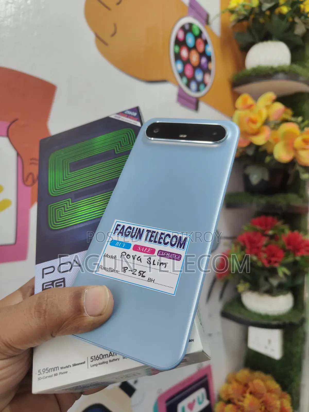 Tecno Pova Slim 5G 256 GB Blue