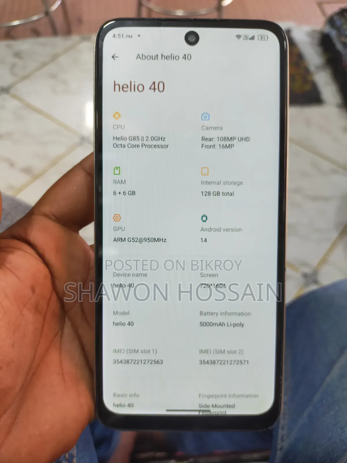 Helio 128 GB Gray
