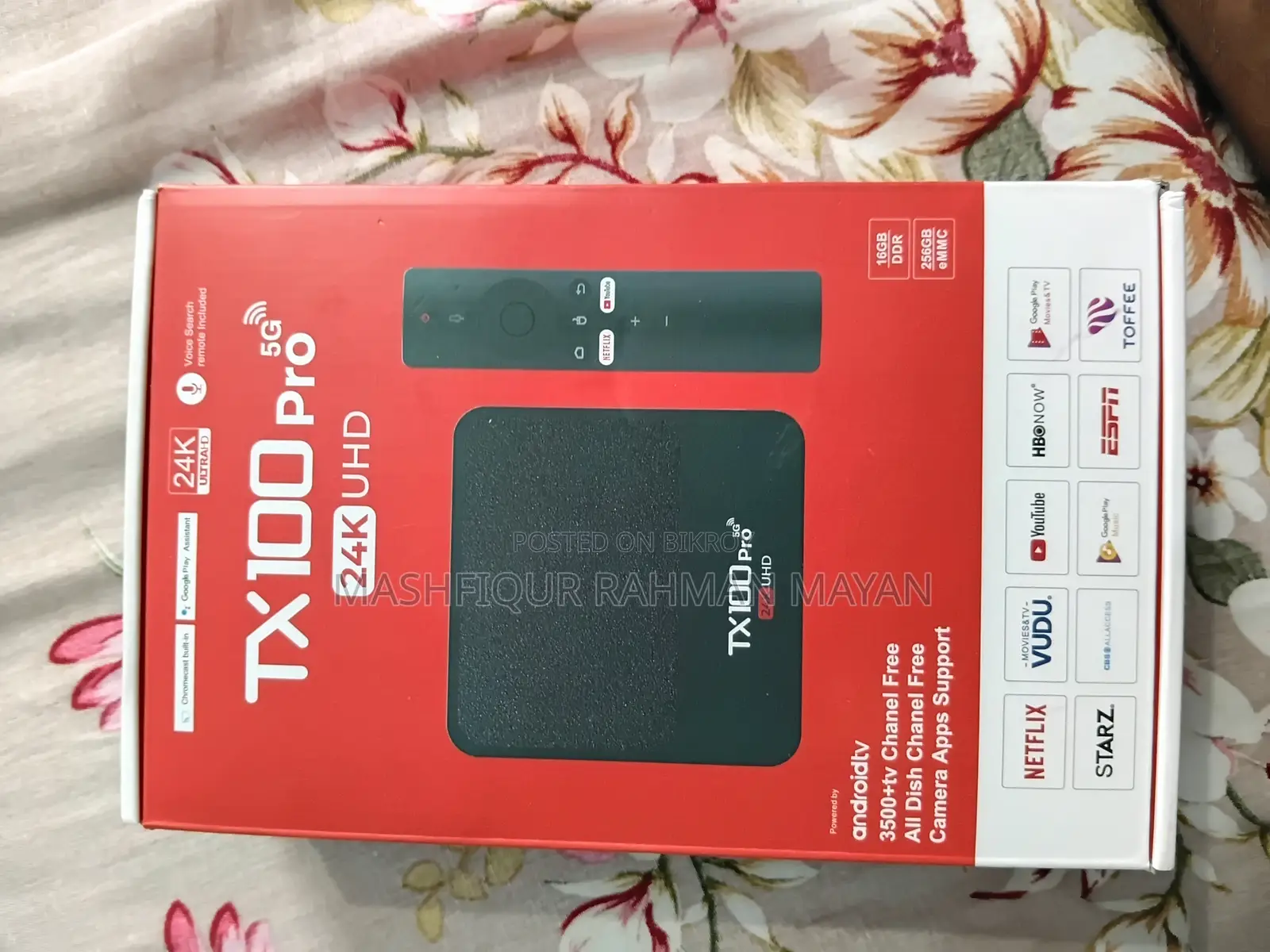 টিভি বক্স (টিএক্স১০০ প্রো ৫জি)
