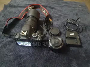Canon 550d Camera 55-250zoom Lens and 50mm Prime Lens