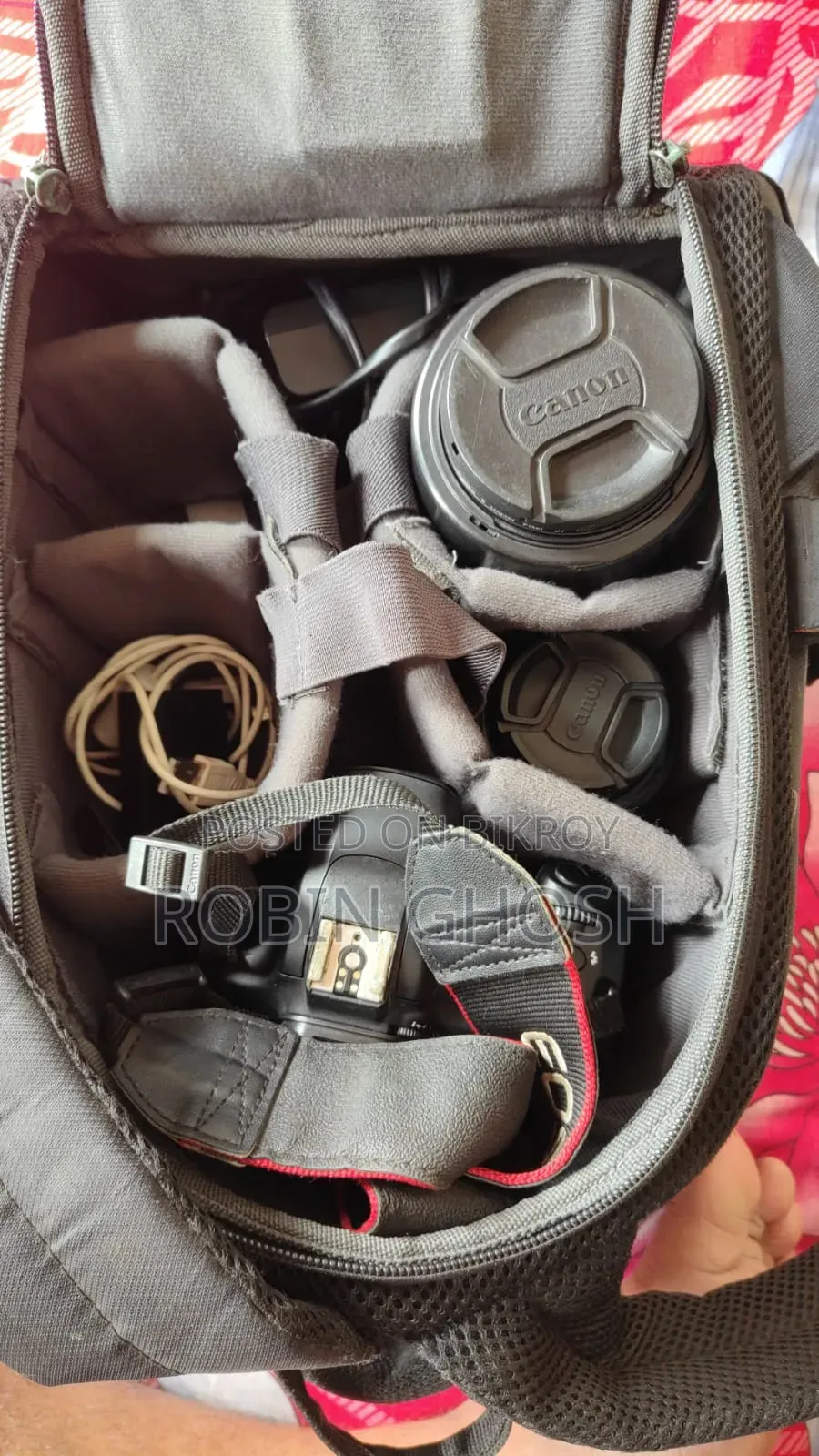 Camera 1200D With Prime and 18-135mm Lens.