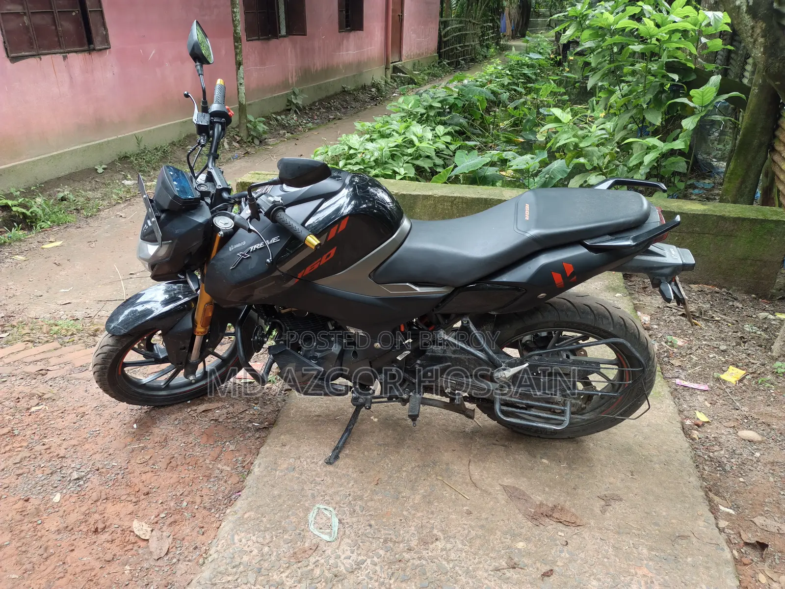 হিরো এক্সট্রিম ১৬০আর ৪ভি ২০২৫ কালো