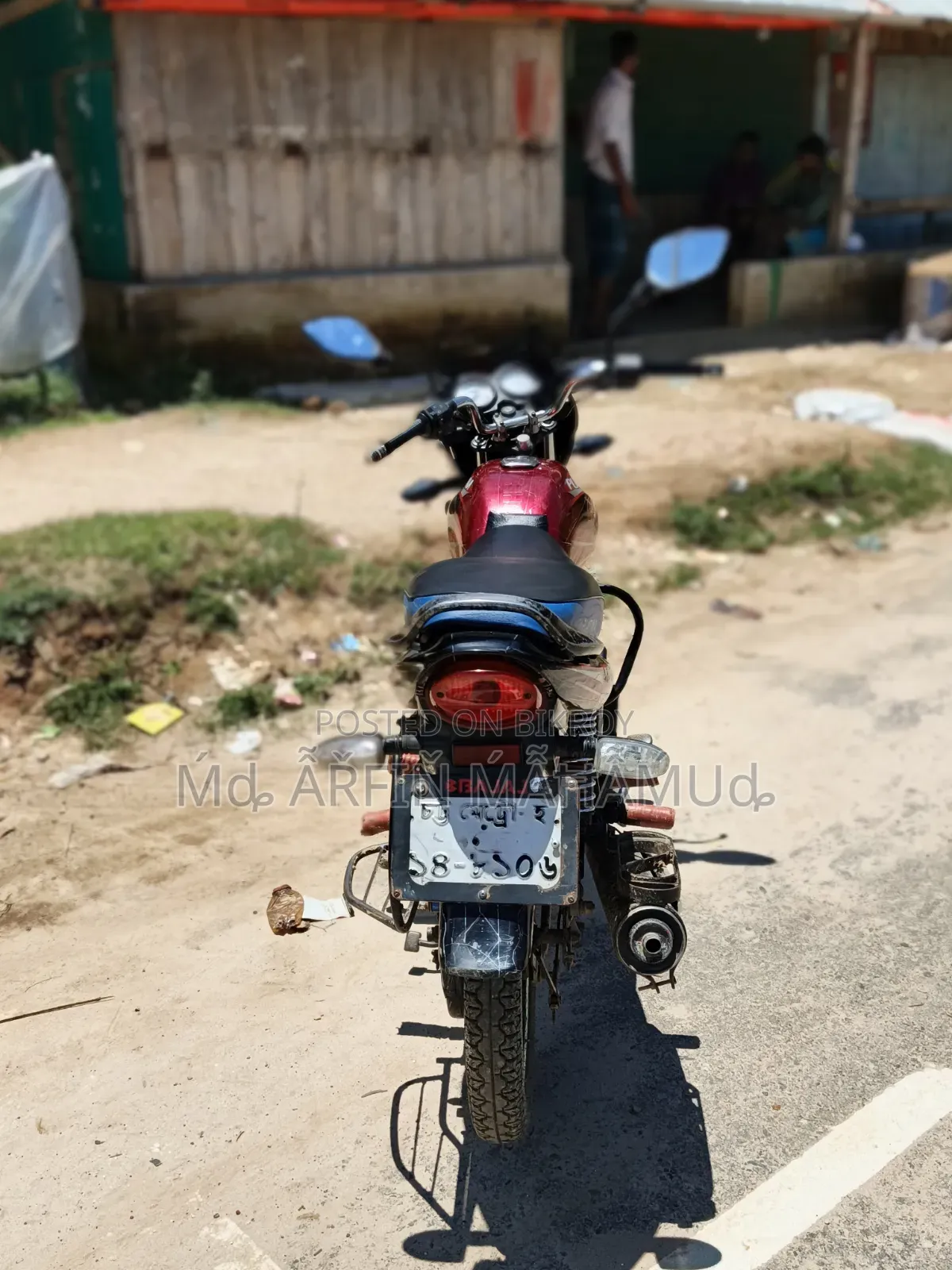 Bajaj Platina ES 2018 Red
