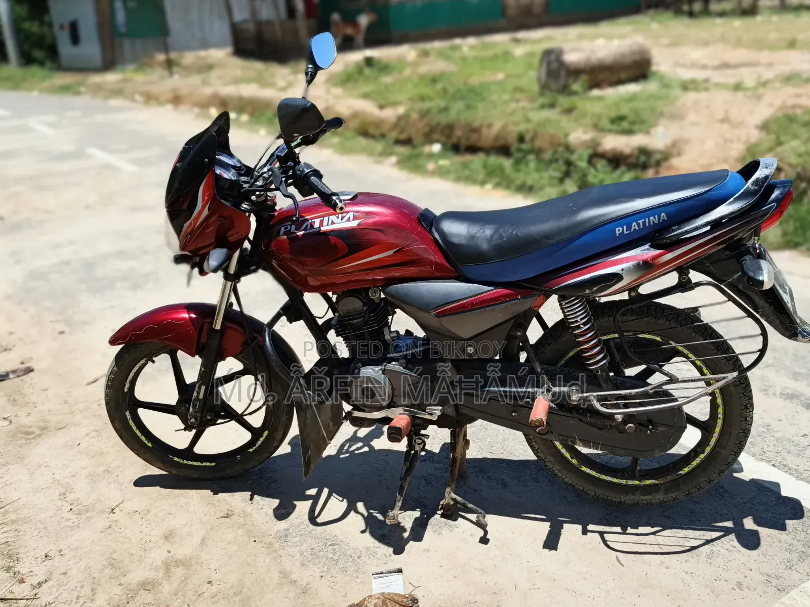 Bajaj Platina ES 2018 Red