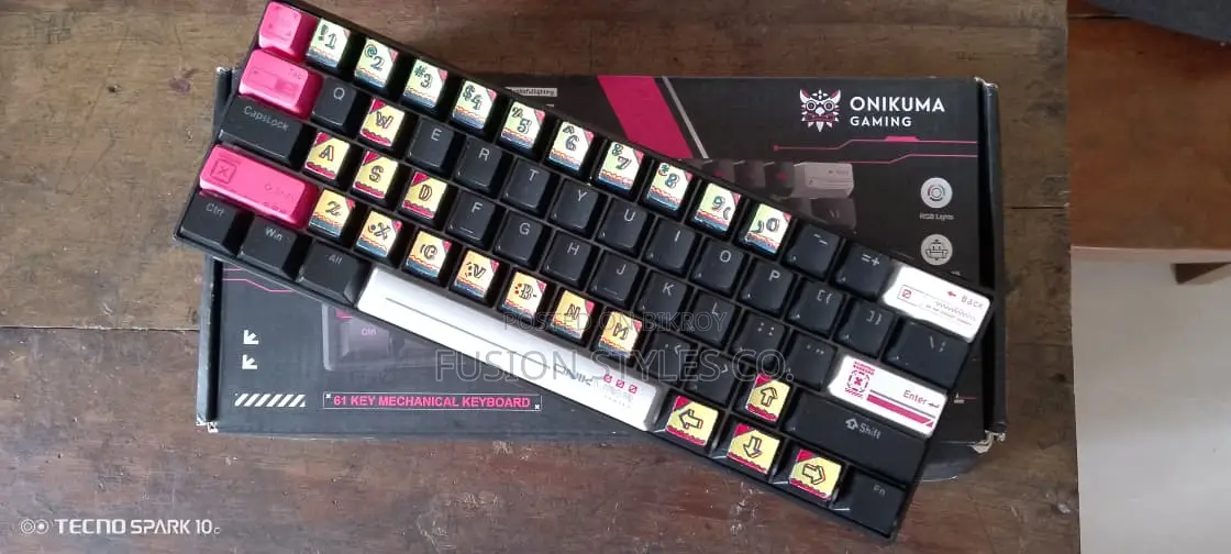 ONIKUMA G55 Mechanical RGB Backlit Gaming Keyboard