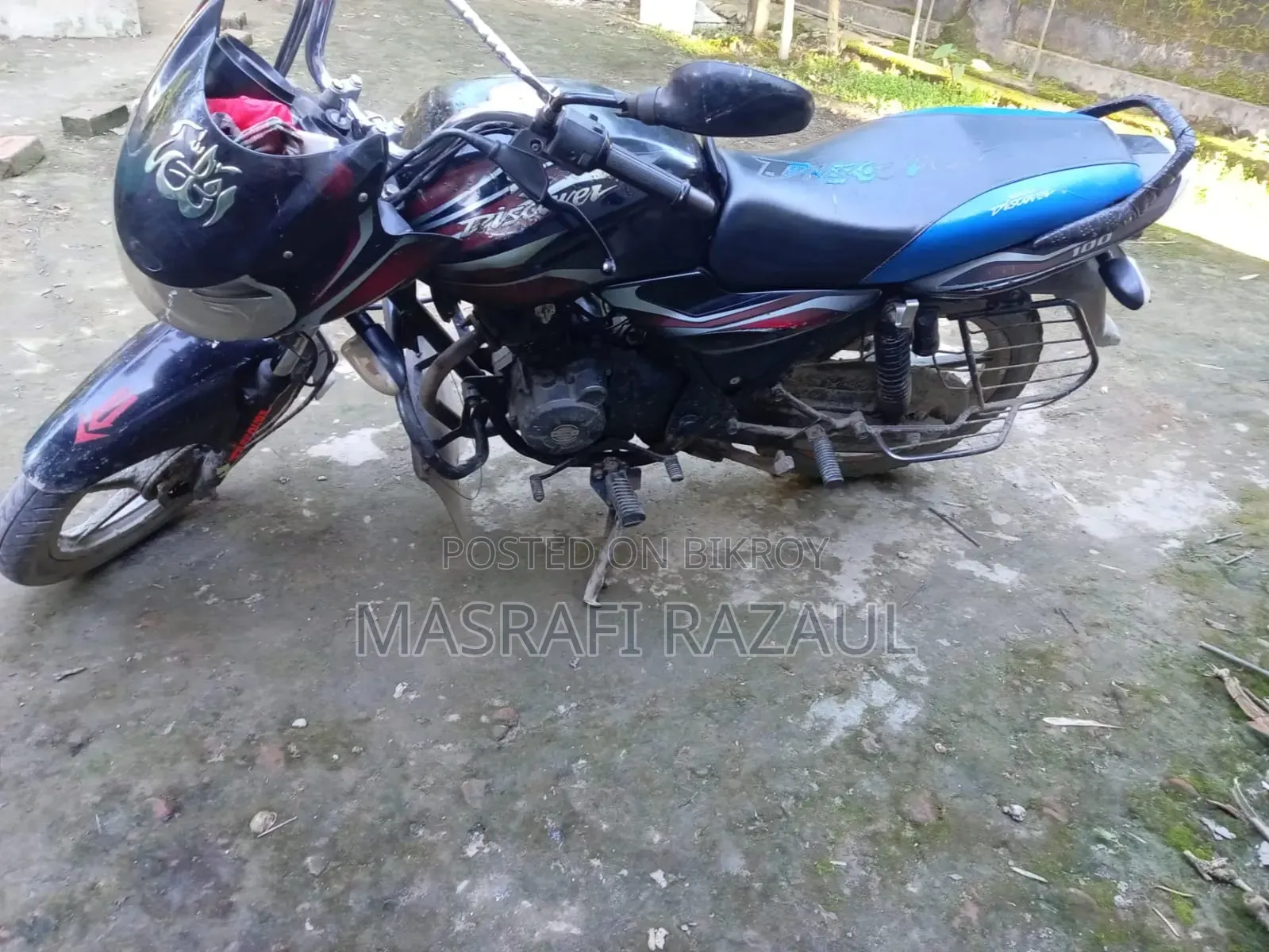 Bajaj Discover 100 2016 Black