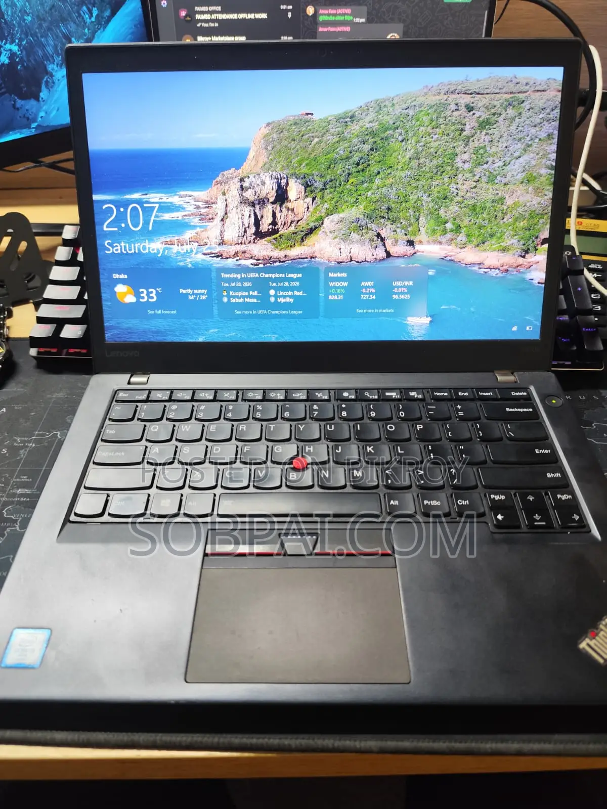 Laptop Lenovo ThinkPad L470 20GB Intel Core i5 SSD 256GB