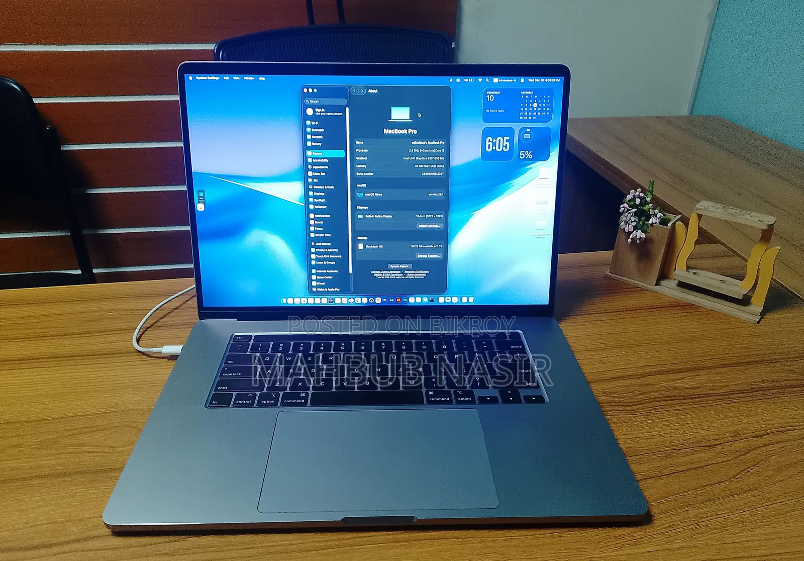 Laptop Apple MacBook Pro 2019 32GB Intel Core i9 SSD 1TB