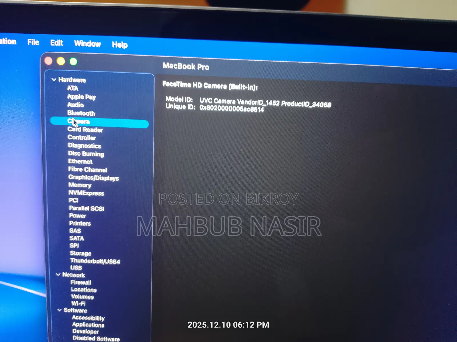 Laptop Apple MacBook Pro 2019 32GB Intel Core i9 SSD 1TB