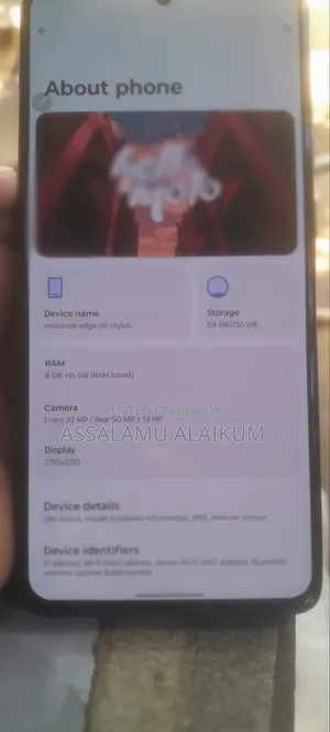 Motorola Edge 60 Fusion 256 GB Blue