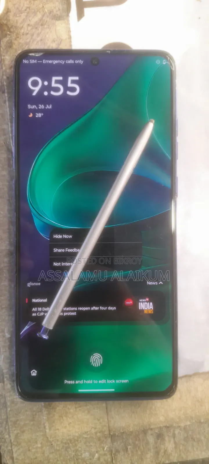 Motorola Edge 60 Fusion 256 GB Blue