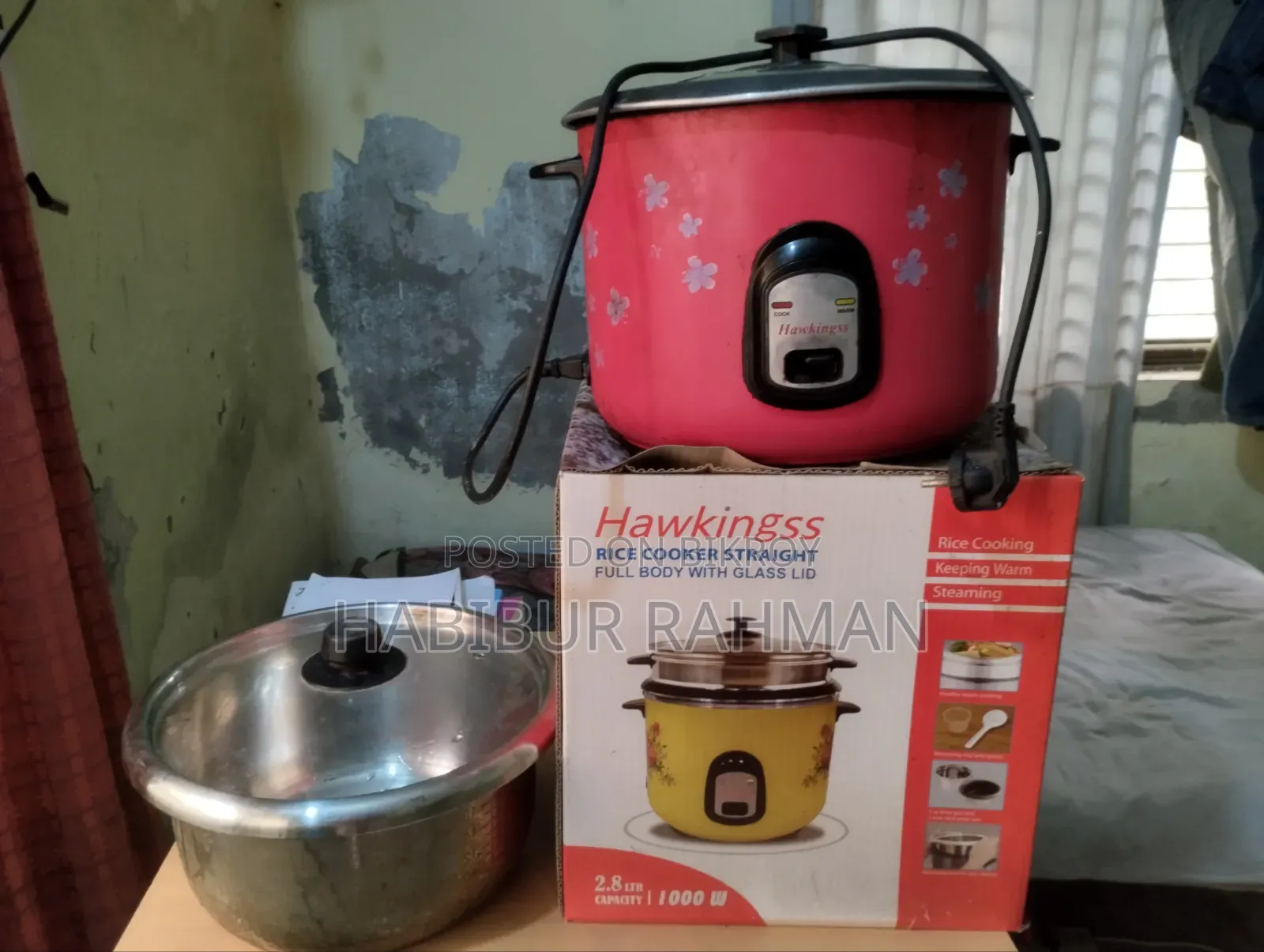 Hawkins Rice Cooker 2.8L-HJFRC Jointless Body (Double Pot)