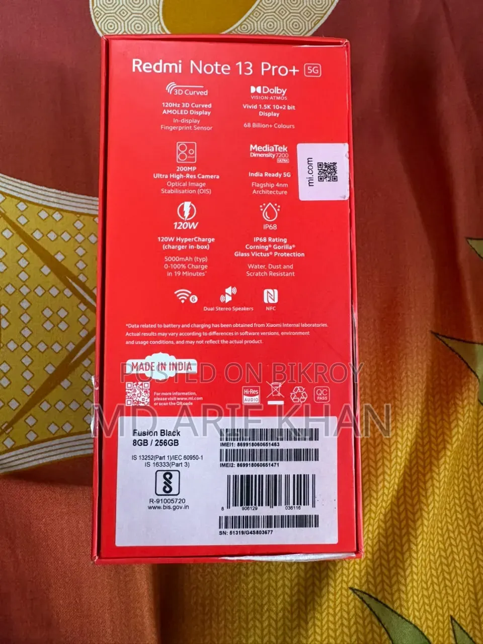Xiaomi Redmi Note 13 Pro+ 256 GB Black